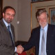 Il Presidente AIDOSP, Francesco Di Nisio, con l'on Carlo Scognamiglio