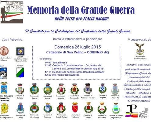 Locandina invito cittadinanza